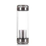 Gourde en verre avec infuseur Inox