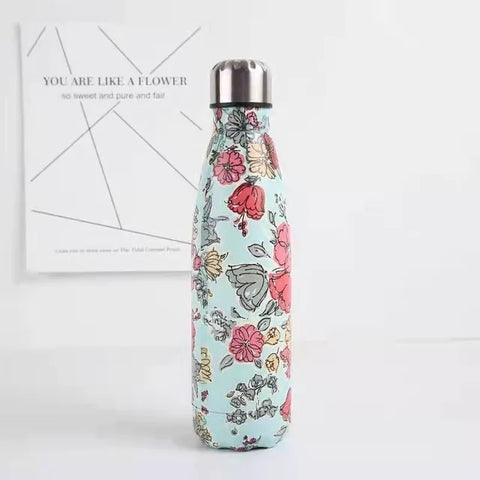 Gourde inox isotherme Floral