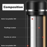 Gourde isotherme intelligente (inox)