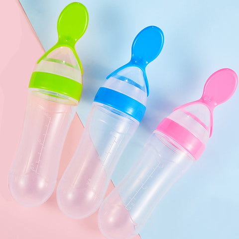 Gourde bébé avec cuillère