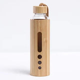 Gourde en verre Bambou