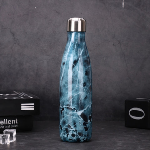 Gourde inox motif océan