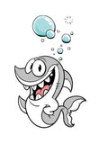 gourde en alu motif requin
