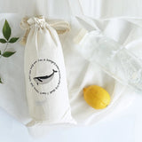 Gourde motif baleine