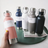Bouteilles isotherme retro inox