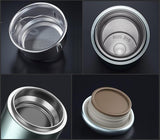 détails Gourde inox Designer marbre