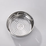 Gourde en verre avec housse