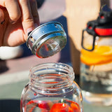 Gourde en verre pratique
