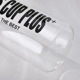 Gourde en verre avec housse