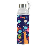 bouteille en verre motif enfant