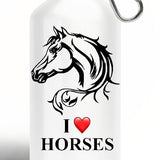gourde aluminium cheval