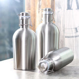 Gourde à bière isotherme (inox)