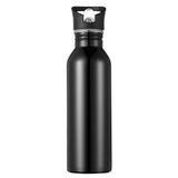 Gourde acier inoxydable avec paille