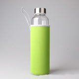 gourde en verre 500 ml avec housse