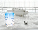 Gourde en verre motif dauphin