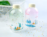 Gourde en verre Décorée