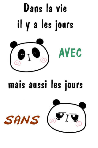 gourde motif panda