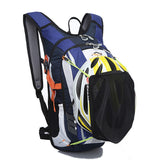 Sac a dos hydratation avec casque velo