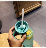 Gourde enfant avec paille 550mL