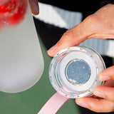 Gourde en verre dépoli