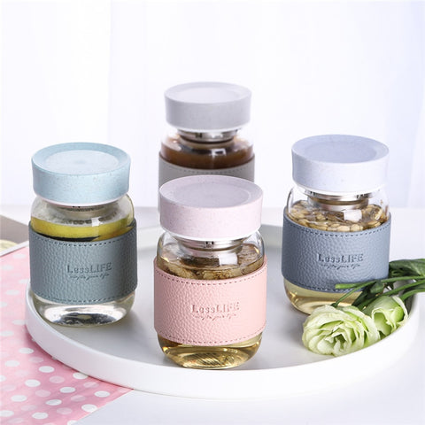 bouteille en verre réutilisable