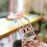 bouteille en verre piggy