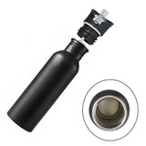 Gourde acier inoxydable avec paille