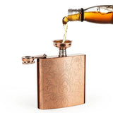 flasque alcool cuivre