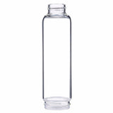 Gourde en verre avec pierre naturelle
