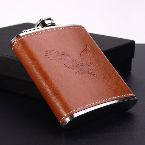 Flasque cuir aigle