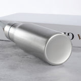 Gourde en inox simple paroi