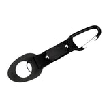 mousqueton porte gourde noir