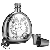Coffret flasque alcool vintage