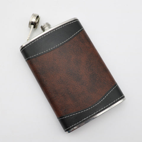 Flasque whisky Bicolore