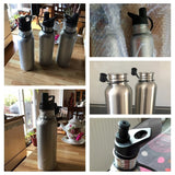Gourde inox avec pipette