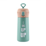 Bouteille thermos fantaisie verte
