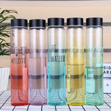 bouteille en verre élégante