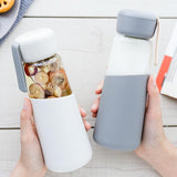gourde verre silicone