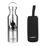 Gourde inox avec housse