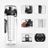 Gourde sport avec infuseur à fruit