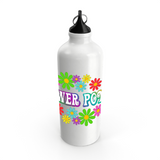 Gourde en aluminium Flower Power