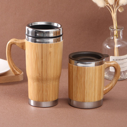 Mug isotherme bambou