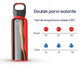 Gourde inox camping