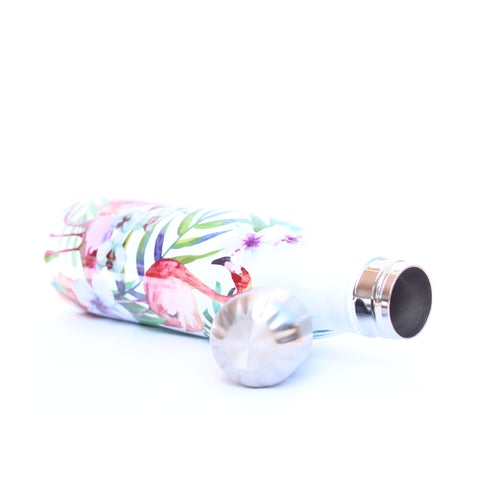 bouteille isotherme flamant rose
